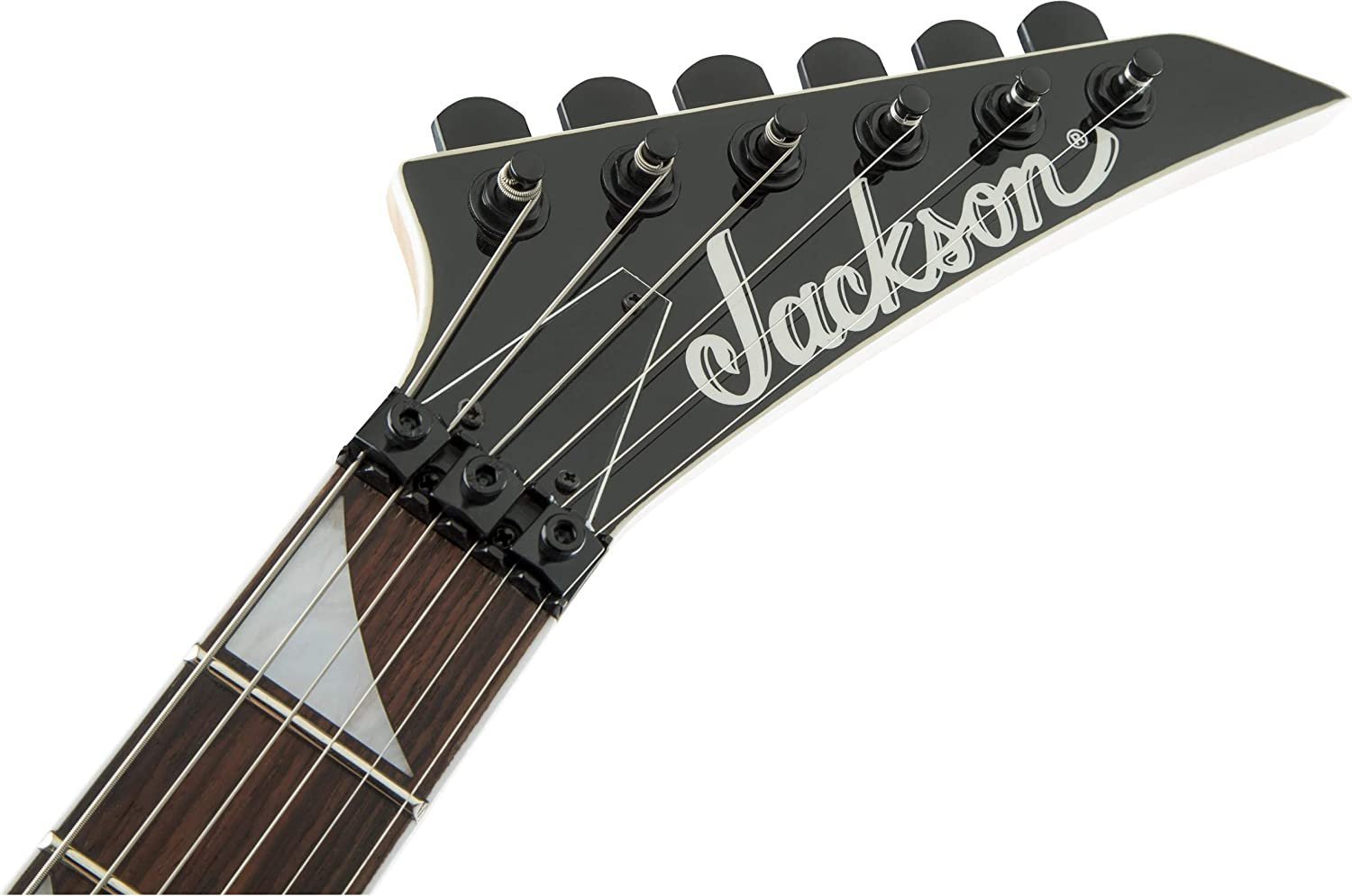 Jackson JS Series King V JS32, Amaranth Fingerboard, White with Black Bevels Electric Guitar