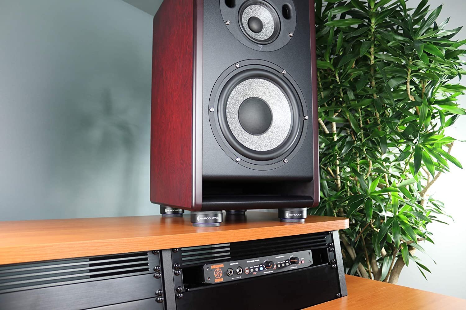 IsoAcoustics Iso-Puck Series Acoustic Isolators (Iso-Puck 76, 40 lbs or Less/Unit, 2-Pack)