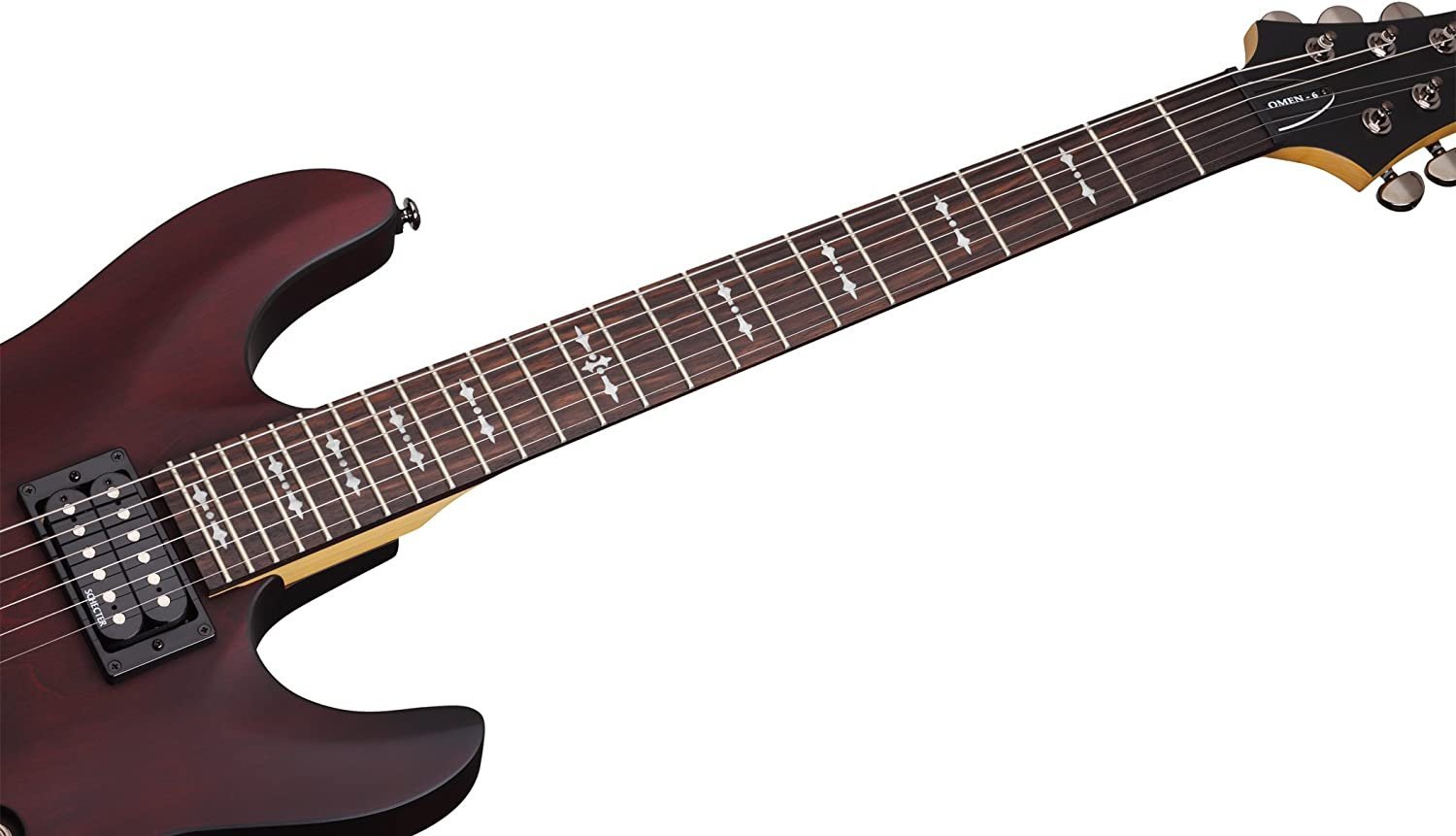 Schecter OMEN-6 6-String Electric Guitar, Black