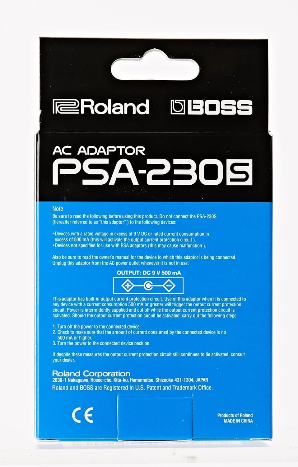 Boss PSA-230S Power Supply Unit
