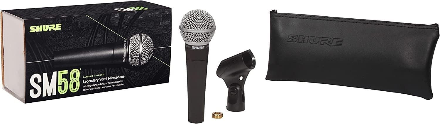 Shure SM58-LC Cardioid Dynamic Vocal Microphone