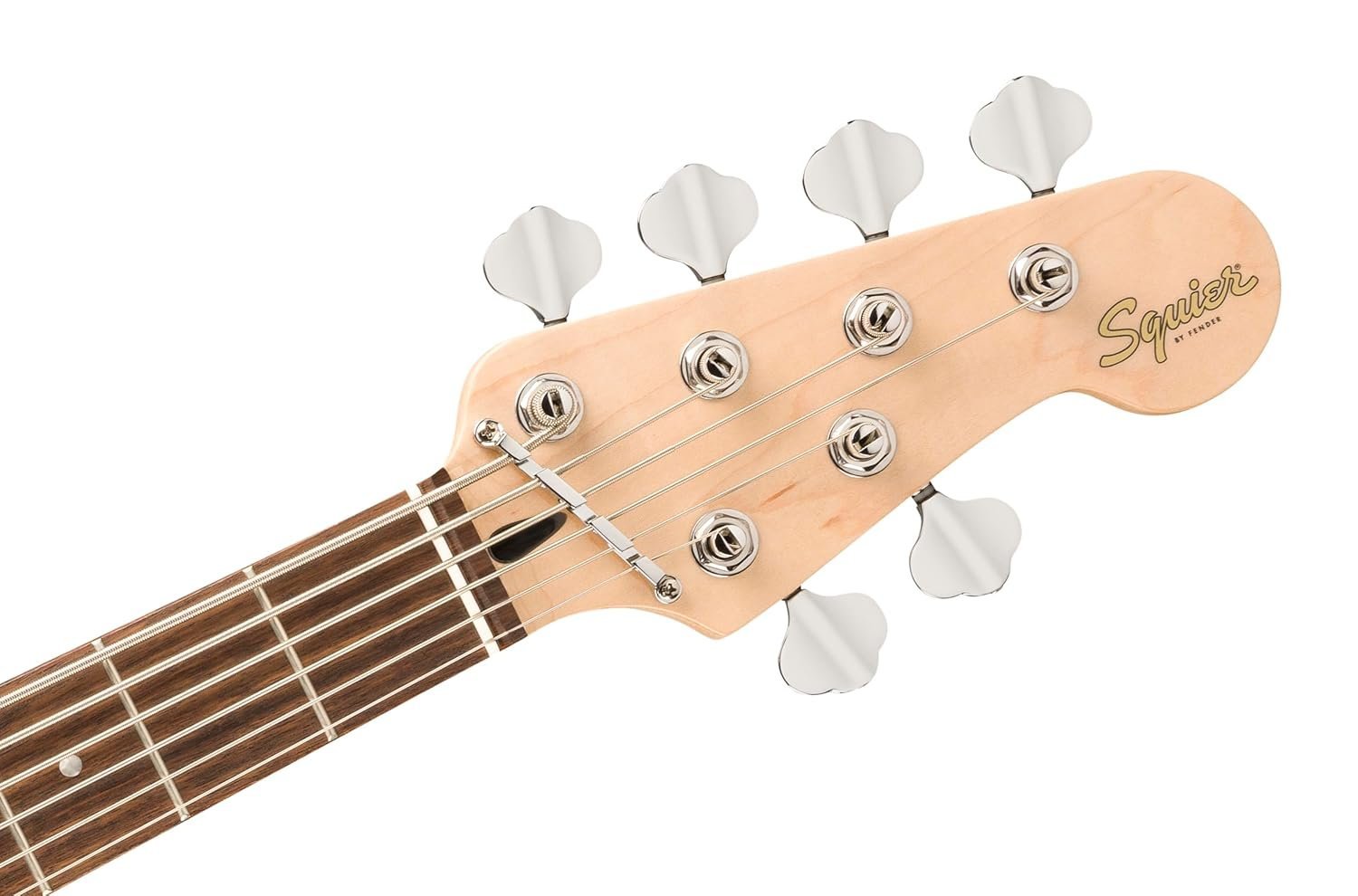 Squier Affinity Series Jazz Bass VI, Laurel Fingerboard, Black Pickguard, Black Metallic