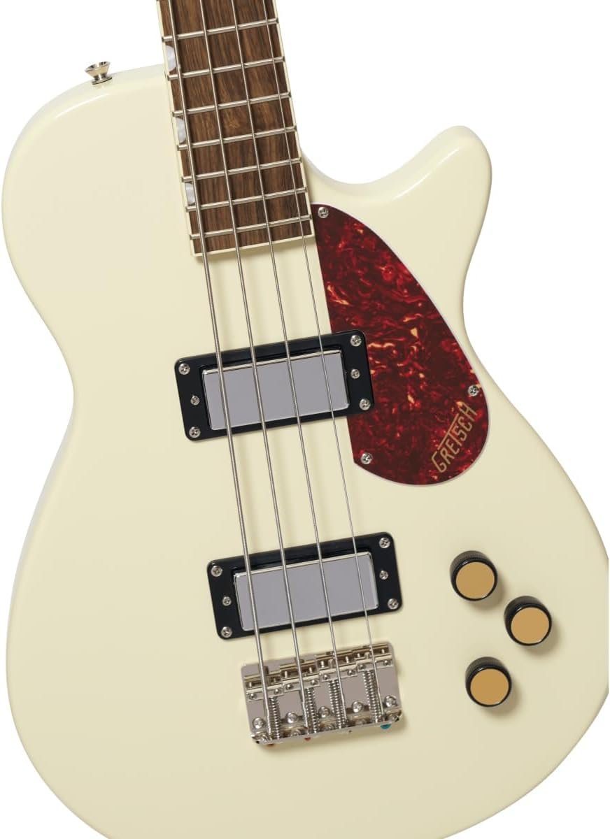 Gretsch Streamliner Jet Club Single-cut Electric Bass Guitar - Vintage White