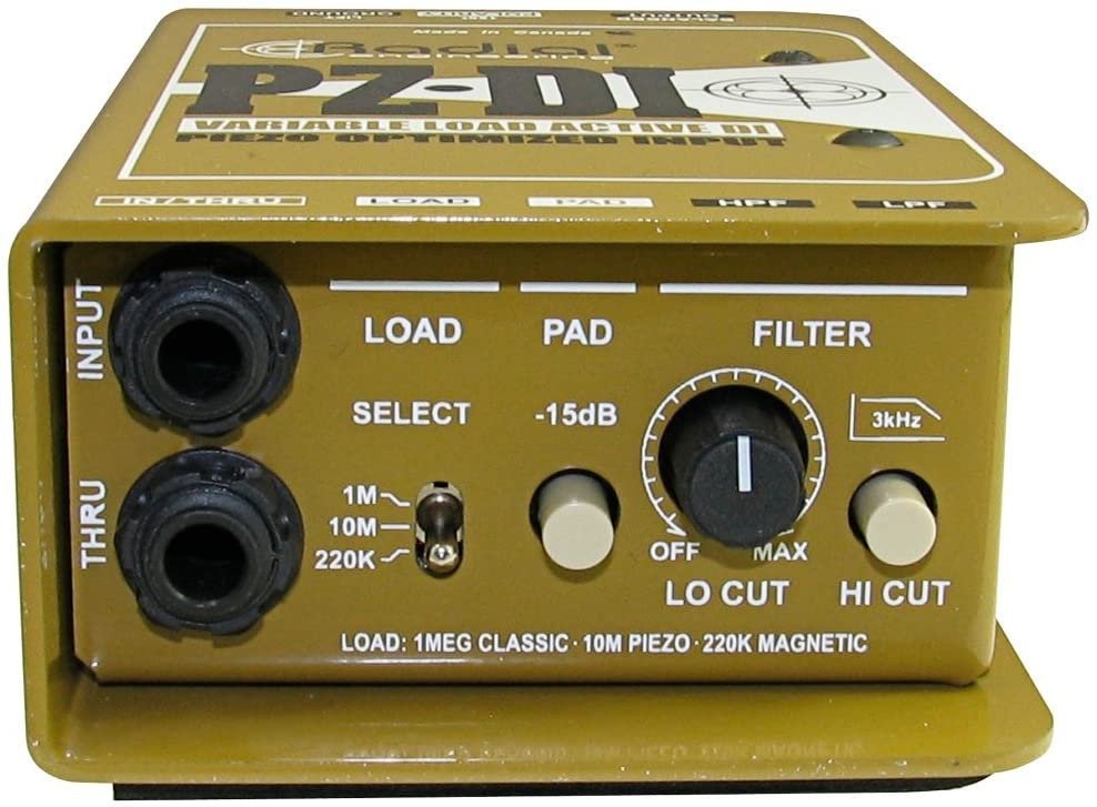 Radial Engineering PZ-DI Acoustic/Orchestral Instrument Active Direct Box