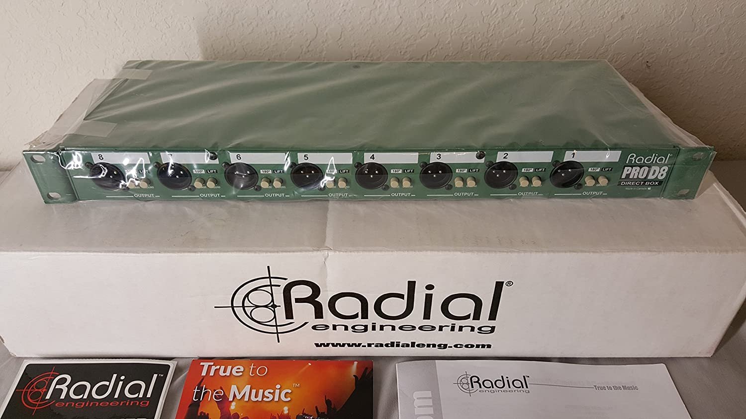 Radial Engineering ProD8 Eight Channel Rackmount DI