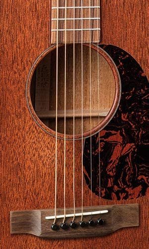 Martin Guitar D-15M with Gig Bag, Acoustic Guitar for the Working Musician, Mahogany Construction, Satin Finish, D-14 Fret, and Low Oval Neck Shape