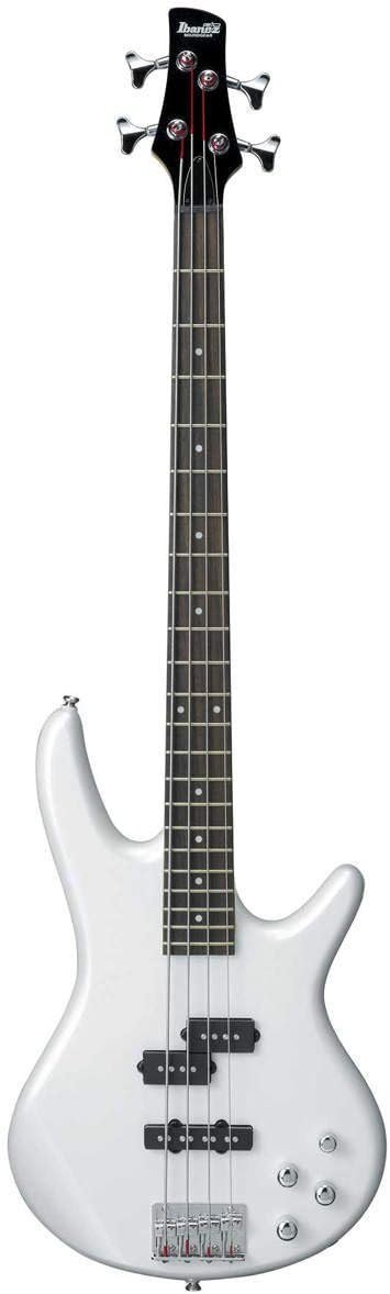 Ibanez 4 String Bass Guitar, Right Handed, Pearl White (GSR200PW)