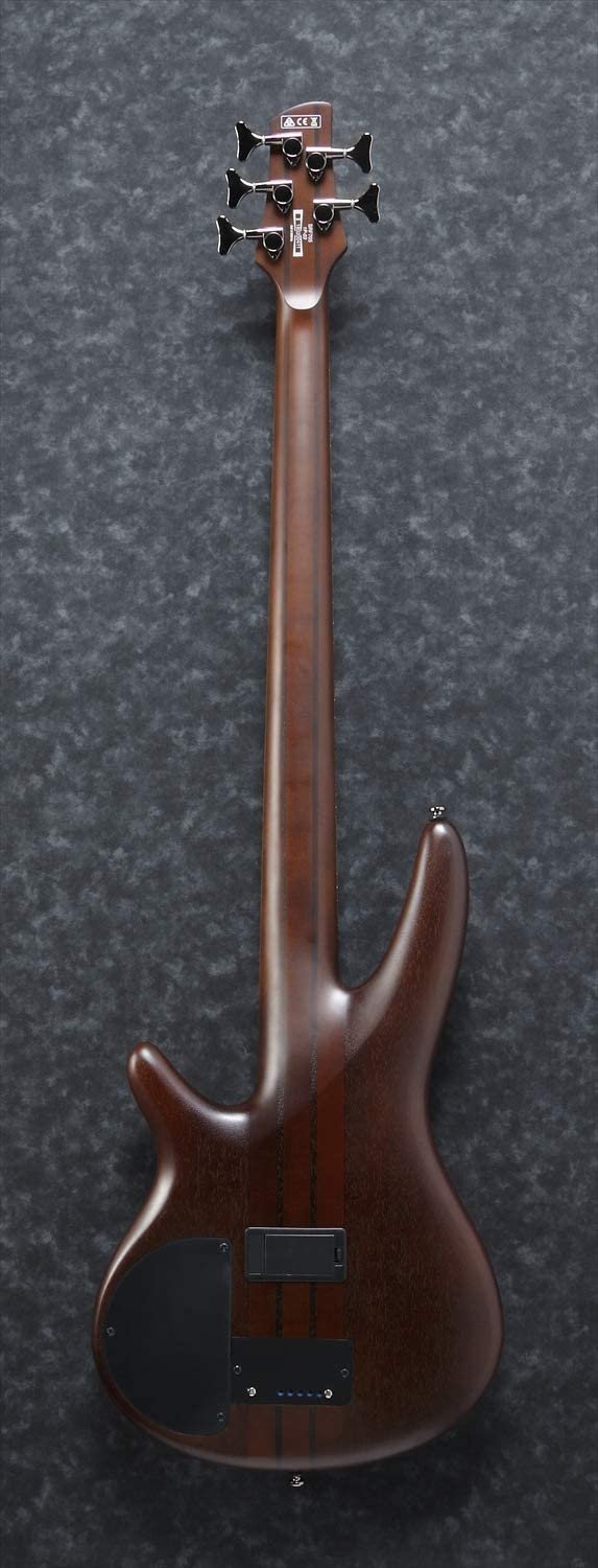 Ibanez SRF705 Portamento 5-String Fretless Electric Bass Flat Brown Burst Rosewood Fretboard