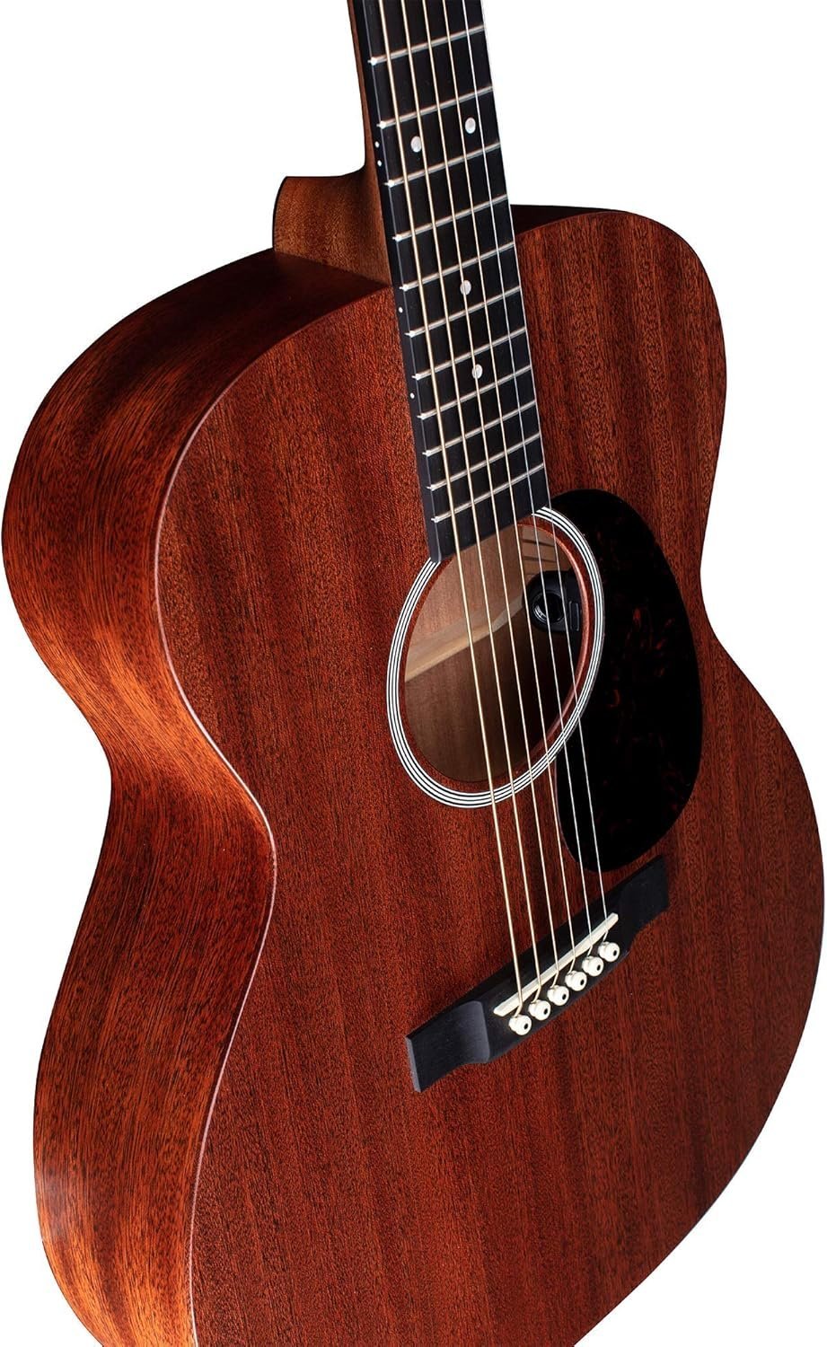 Martin Guitar Road Series 000-10E Acoustic-Electric Guitar with Gig Bag, Sapele Wood Construction, 000-14 Fret and Performing Artist Neck Shape Left Handed
