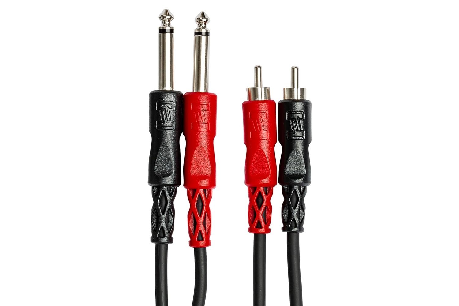 Hosa CPR-204 Dual 1/4" TS to Dual RCA Stereo Interconnect Cable, 4 Meters