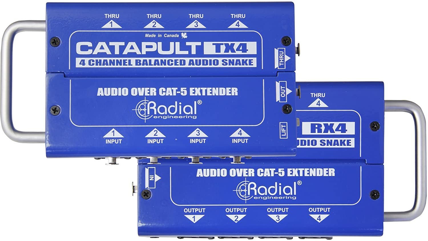 Radial TX4 Catapult 4-Channel Cat 5 Audio Snake, Transmitter