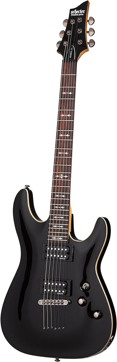 Schecter OMEN-6 6-String Electric Guitar, Black