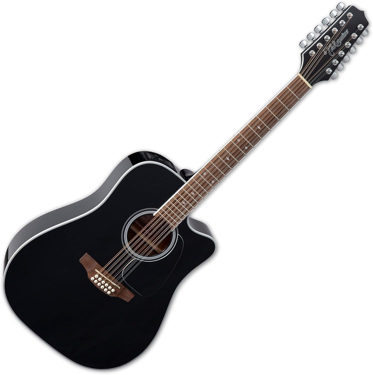 Takamine GD-38CE 12-string Acoustic-electric Guitar - Black