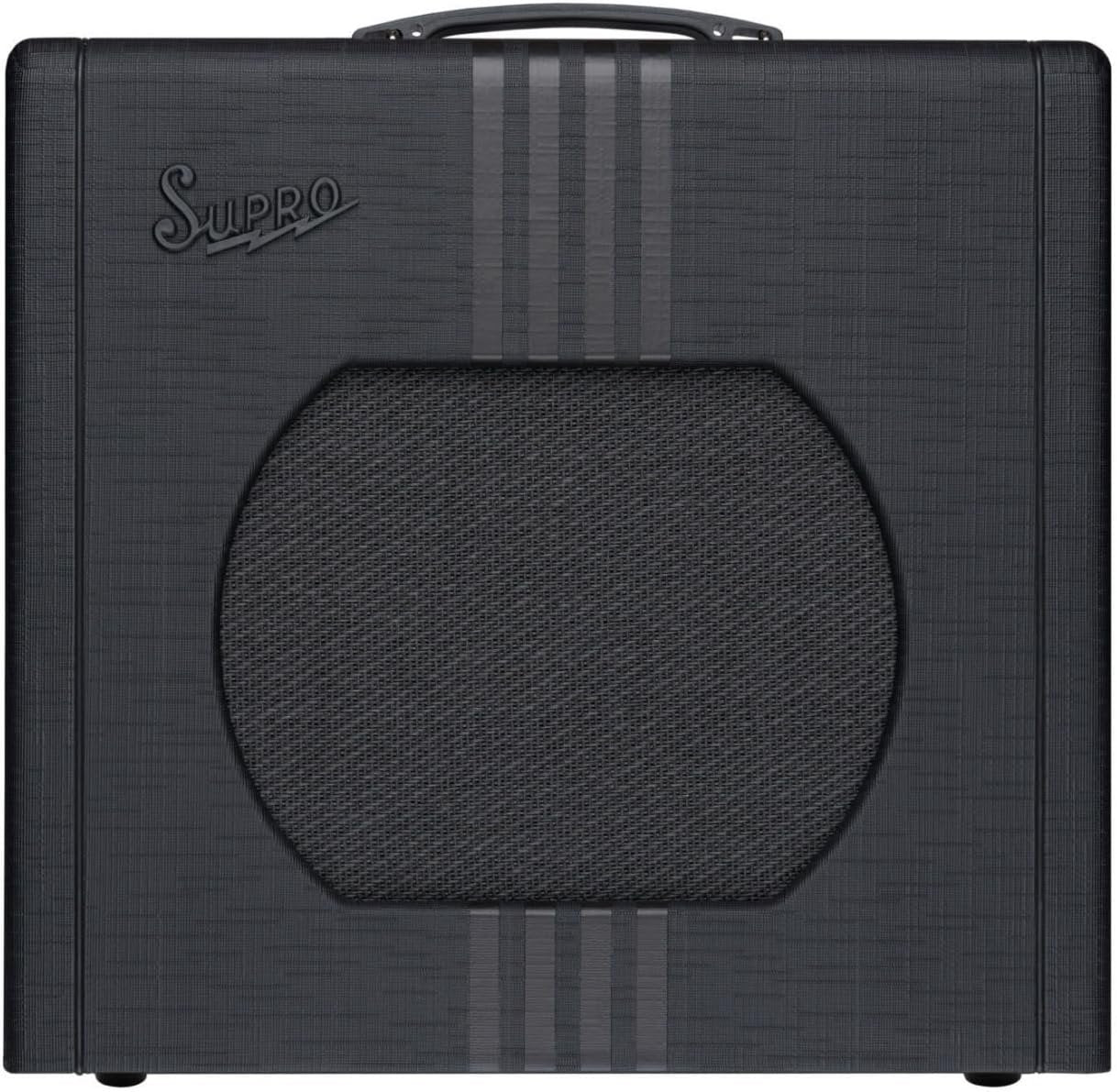 Supro Delta King 12 1 x 12-inch 15-watt Tube Combo Amp - Black and Black
