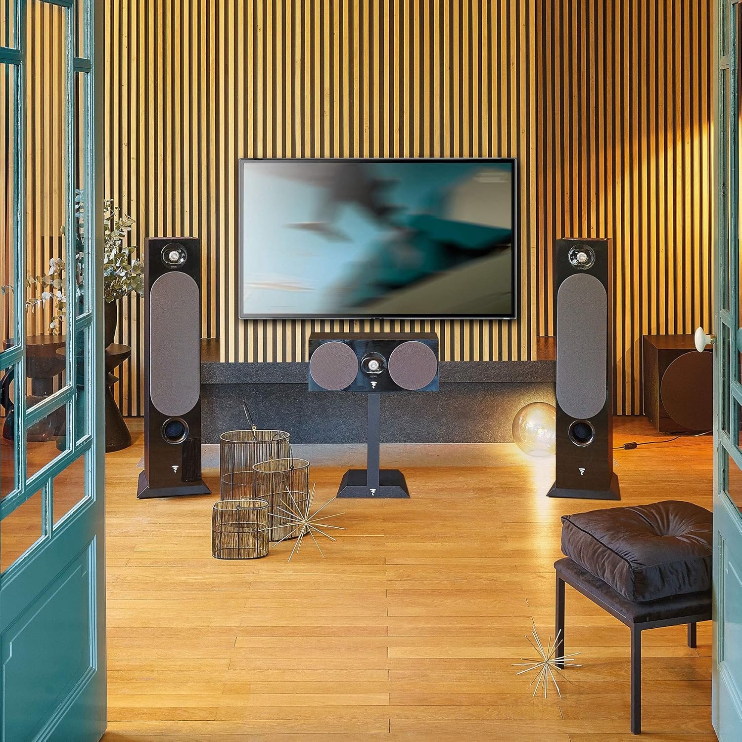 Focal Chora Center 2-Way Sealed Center Loudspeaker, Black