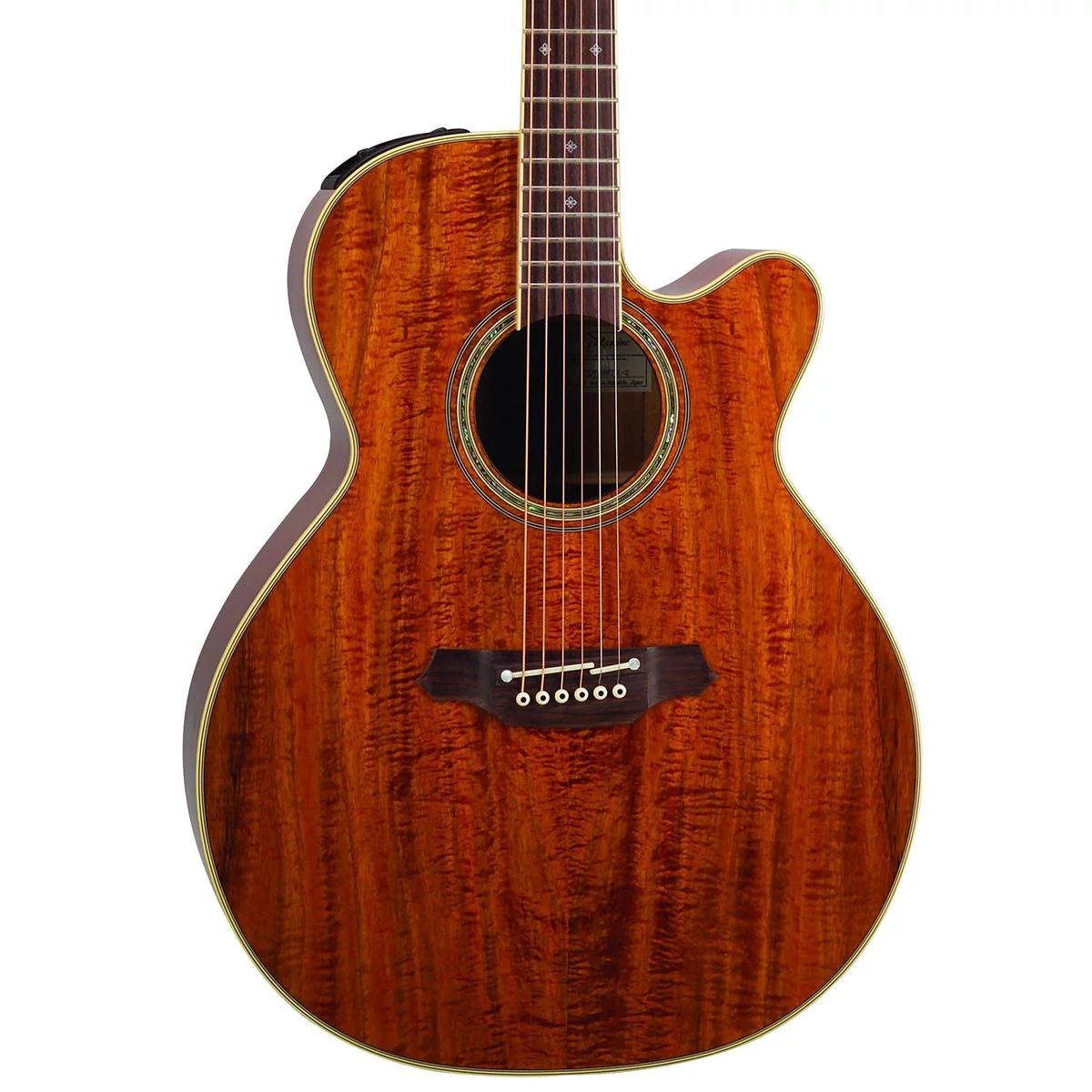 Takamine EF508KC NEX Legacy Series All Koa Acoustic-Electric Guitar Natural