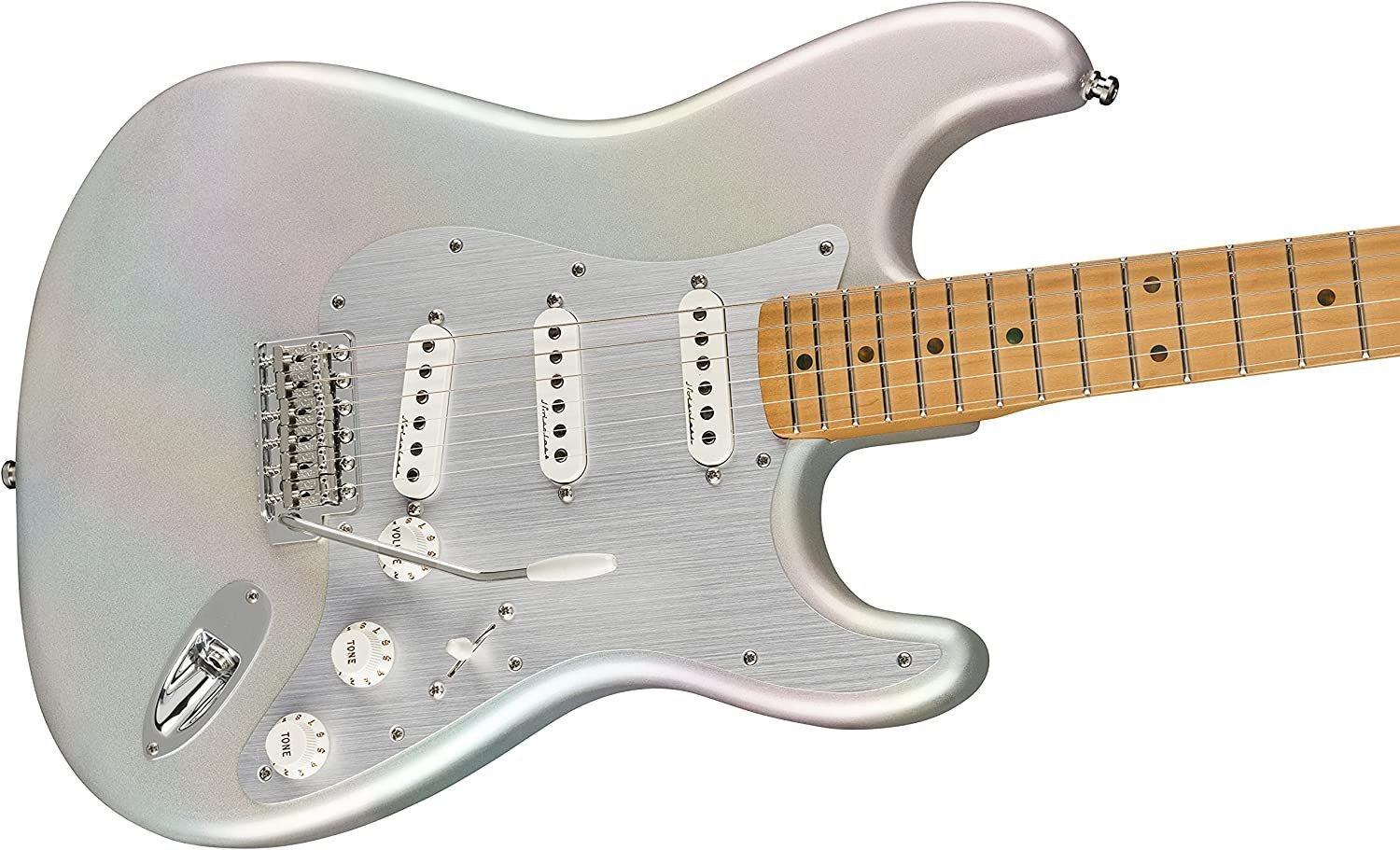 Fender 6 String Solid-Body Electric Guitar, Right, Chrome Glow (0140242343)