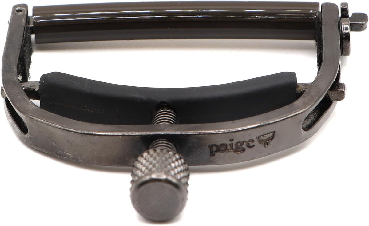 Paige 6-String Acoustic Guitar Capo, Smokey Black Finish