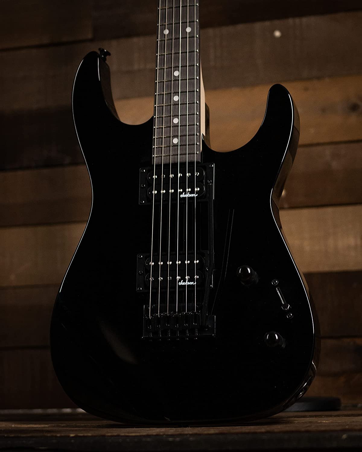 Jackson JS Series Dinky JS11, Amaranth Fingerboard, Gloss Black Electric Guitar