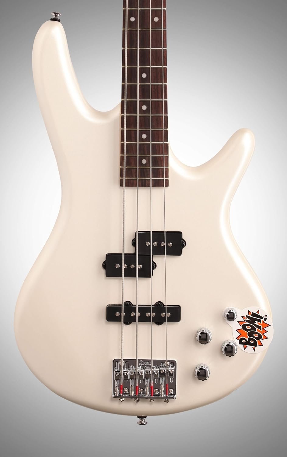Ibanez 4 String Bass Guitar, Right Handed, Pearl White (GSR200PW)