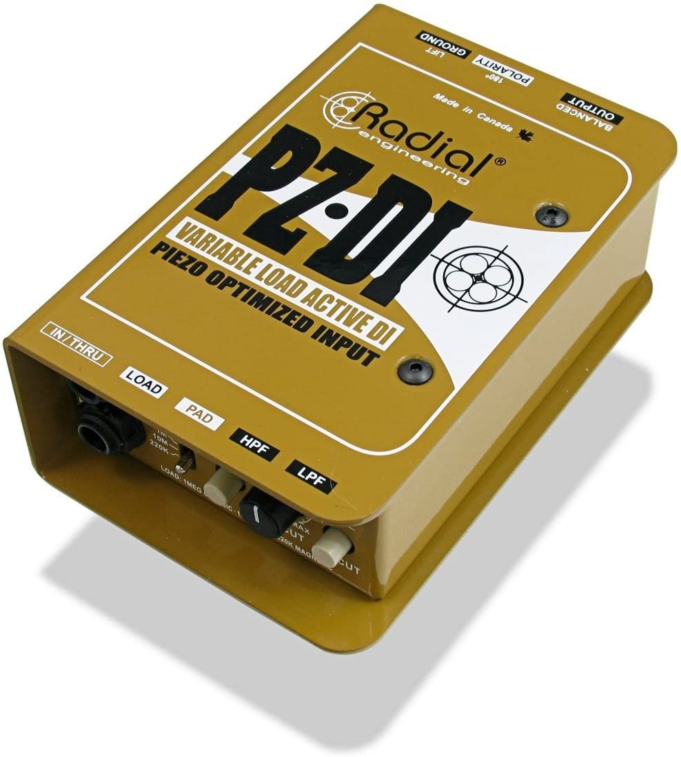 Radial Engineering PZ-DI Acoustic/Orchestral Instrument Active Direct Box