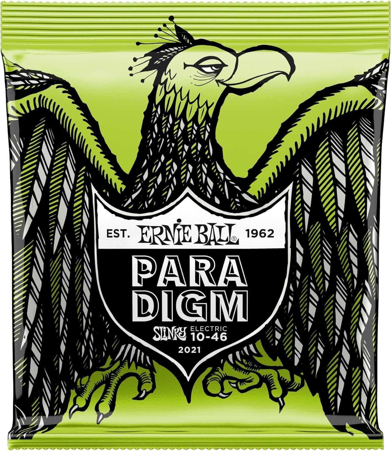 Ernie Ball Paradigm Regular Slinky Electric Guitar Strings, 10-46 Gauge (P02021)