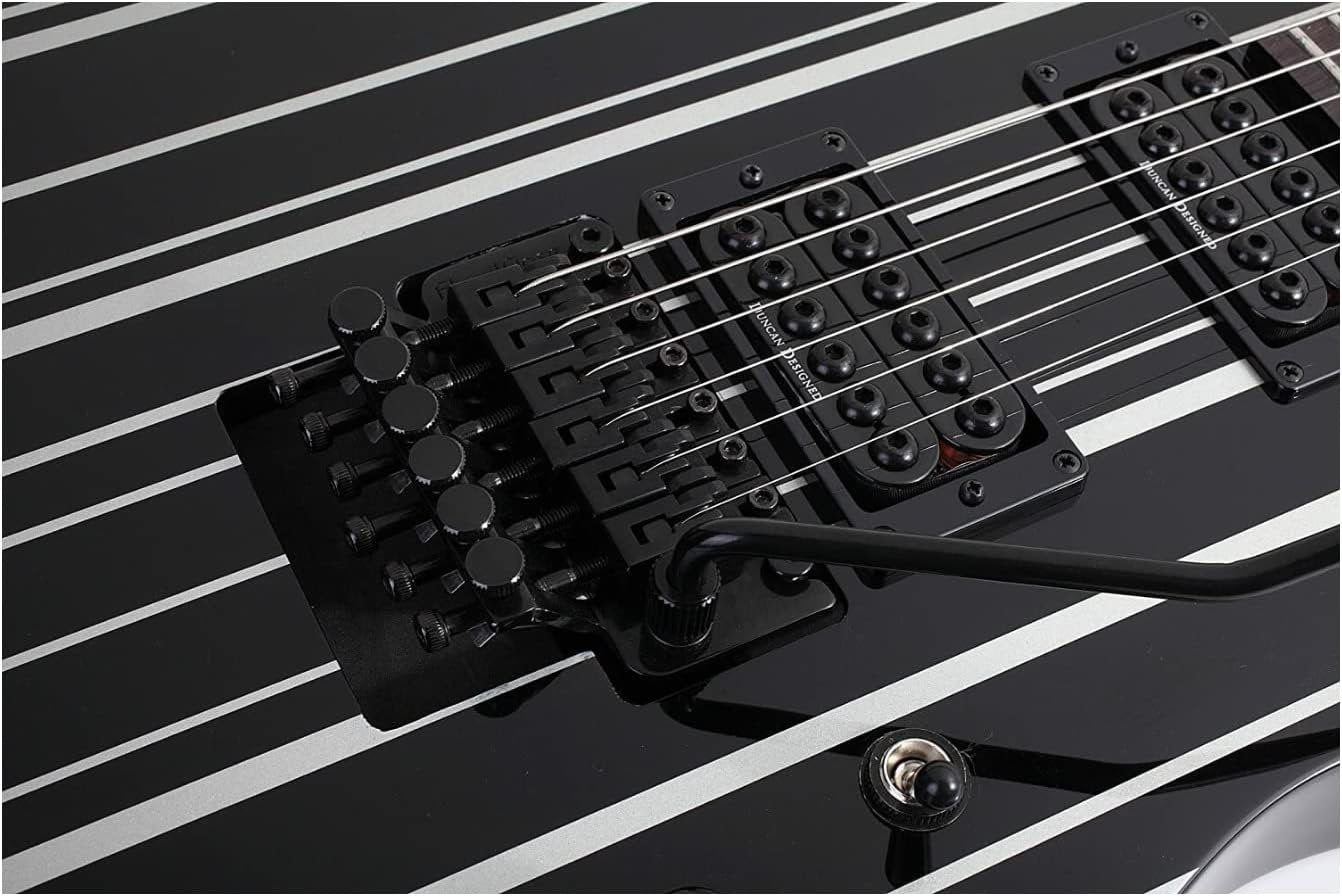 Schecter 6 String Solid-Body Electric Guitar, Gloss Black (1739)