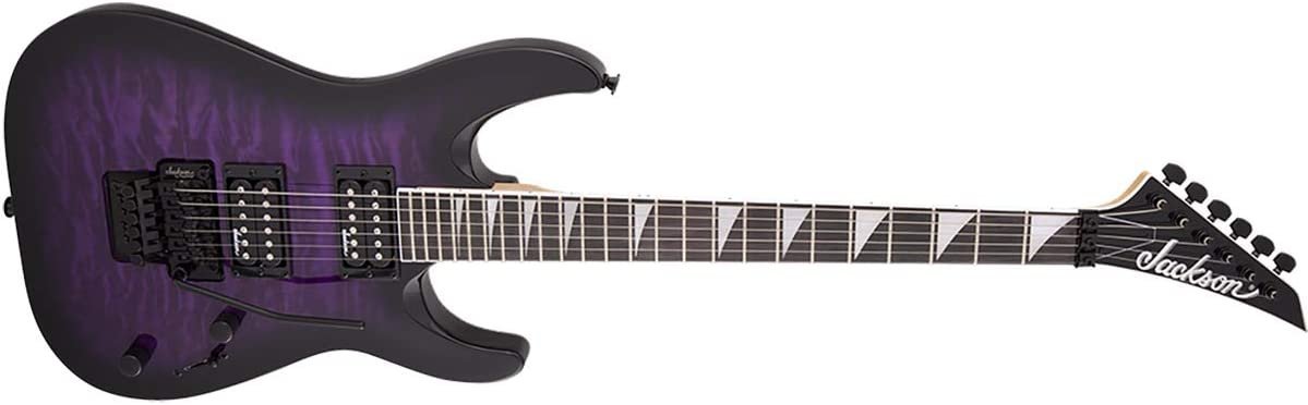 Jackson Dinky Arch Top JS32Q DKA - Transparent Purple Burst