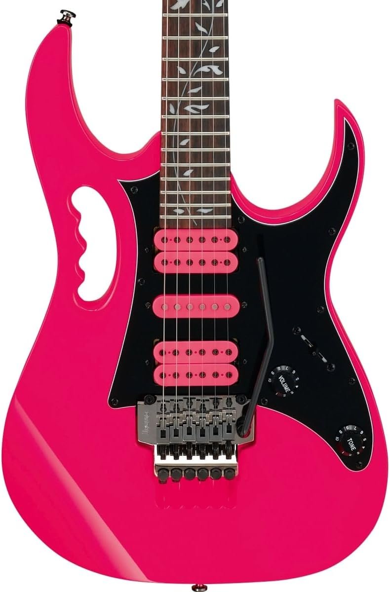Ibanez Steve Vai Signature JEMJRSP Electric Guitar, Rosewood Fretboard, Pink