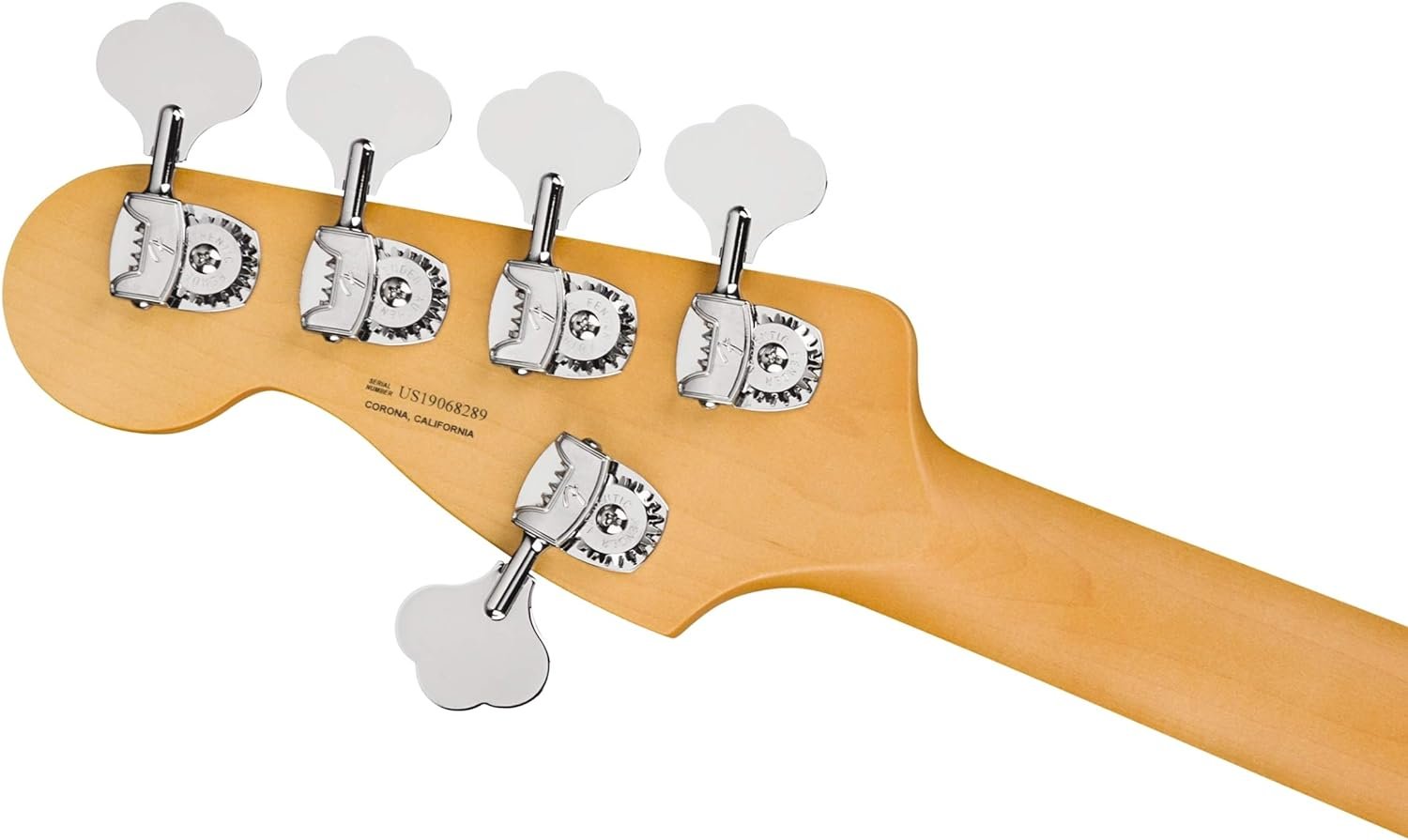 Fender American Ultra 5-String Jazz Bass, Arctic Pearl, Maple Fingerboard