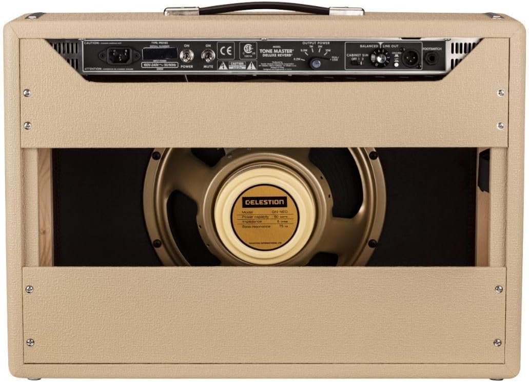 Fender Tone Master Deluxe Reverb Guitar Amplifier, Blonde
