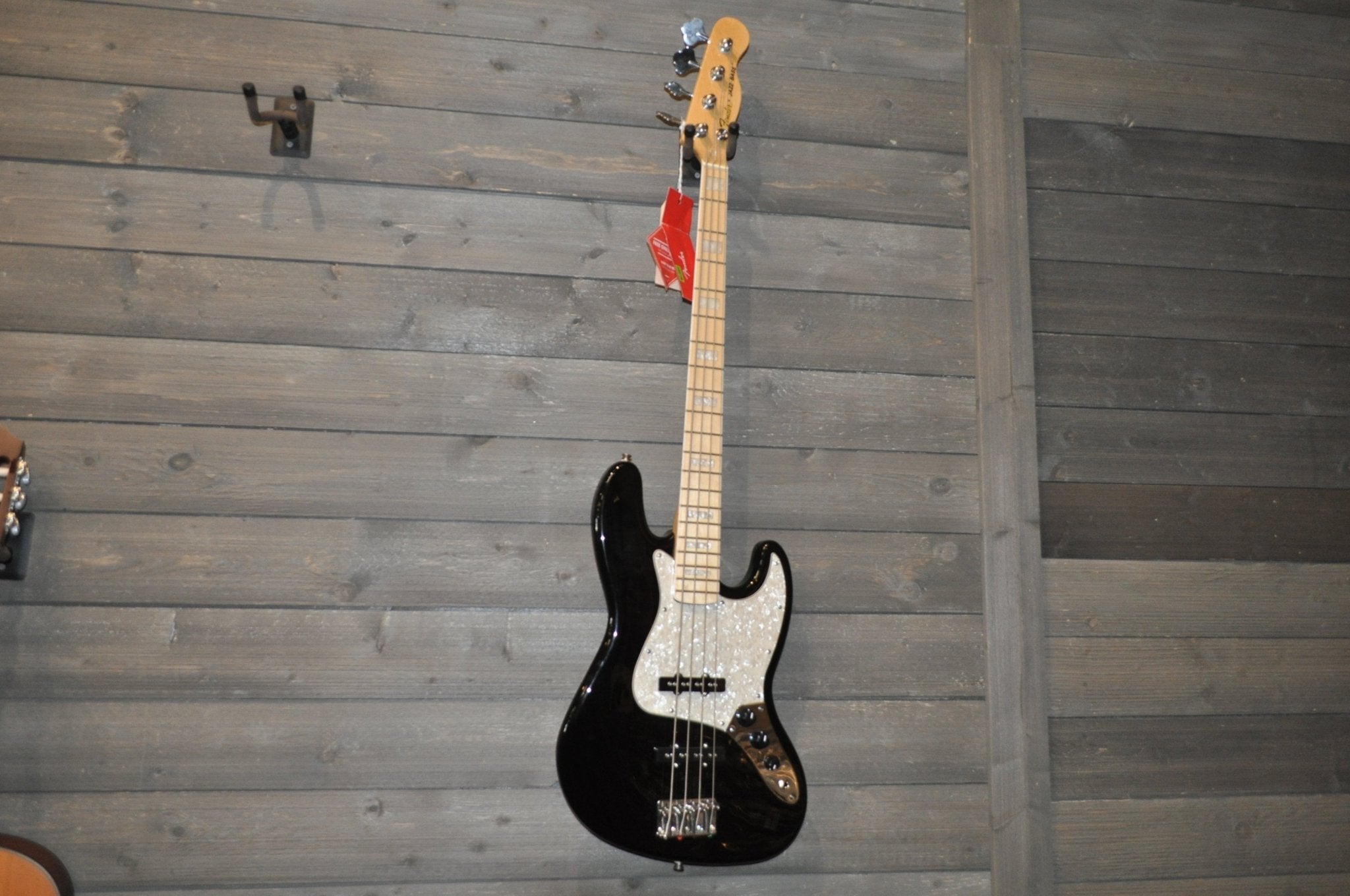 Replica Geddy Lee Jazz Bass Guitar Maple Neck, Black