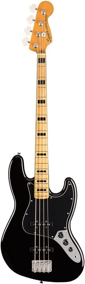 Squier Classic Vibe 70s Jazz Bass, Black, Maple Fingerboard