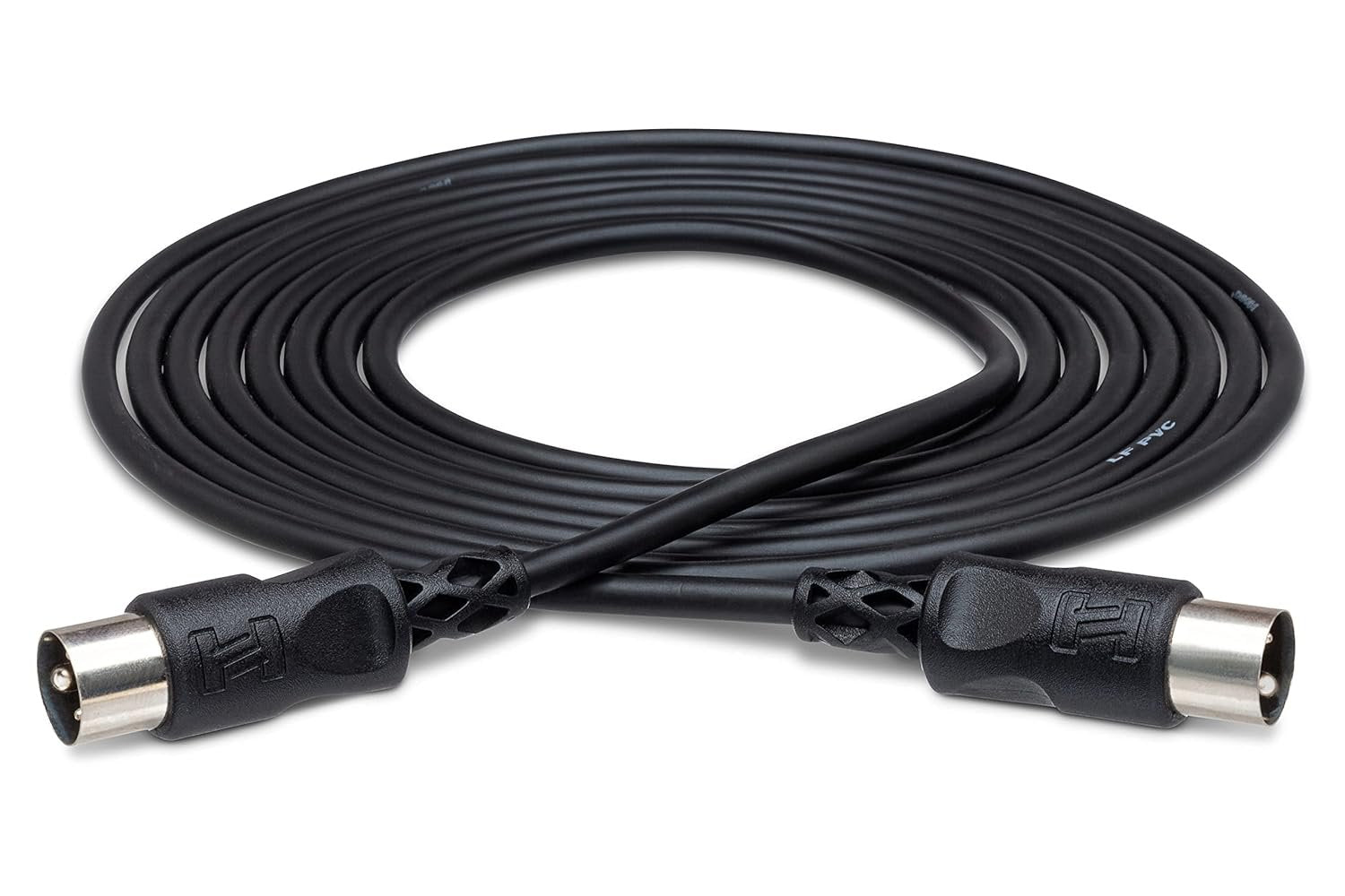 Hosa MID-310BK 5-Pin DIN to 5-Pin DIN MIDI Cable, 10 Feet