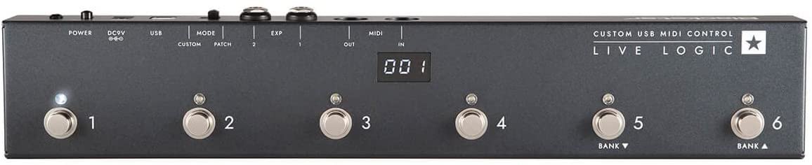 Blackstar Live Logic 6 Button Midi Foot Controller