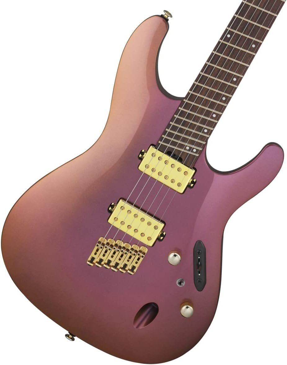 Ibanez Axe Design Lab SML721 Electric Guitar - Rose Gold Chameleon