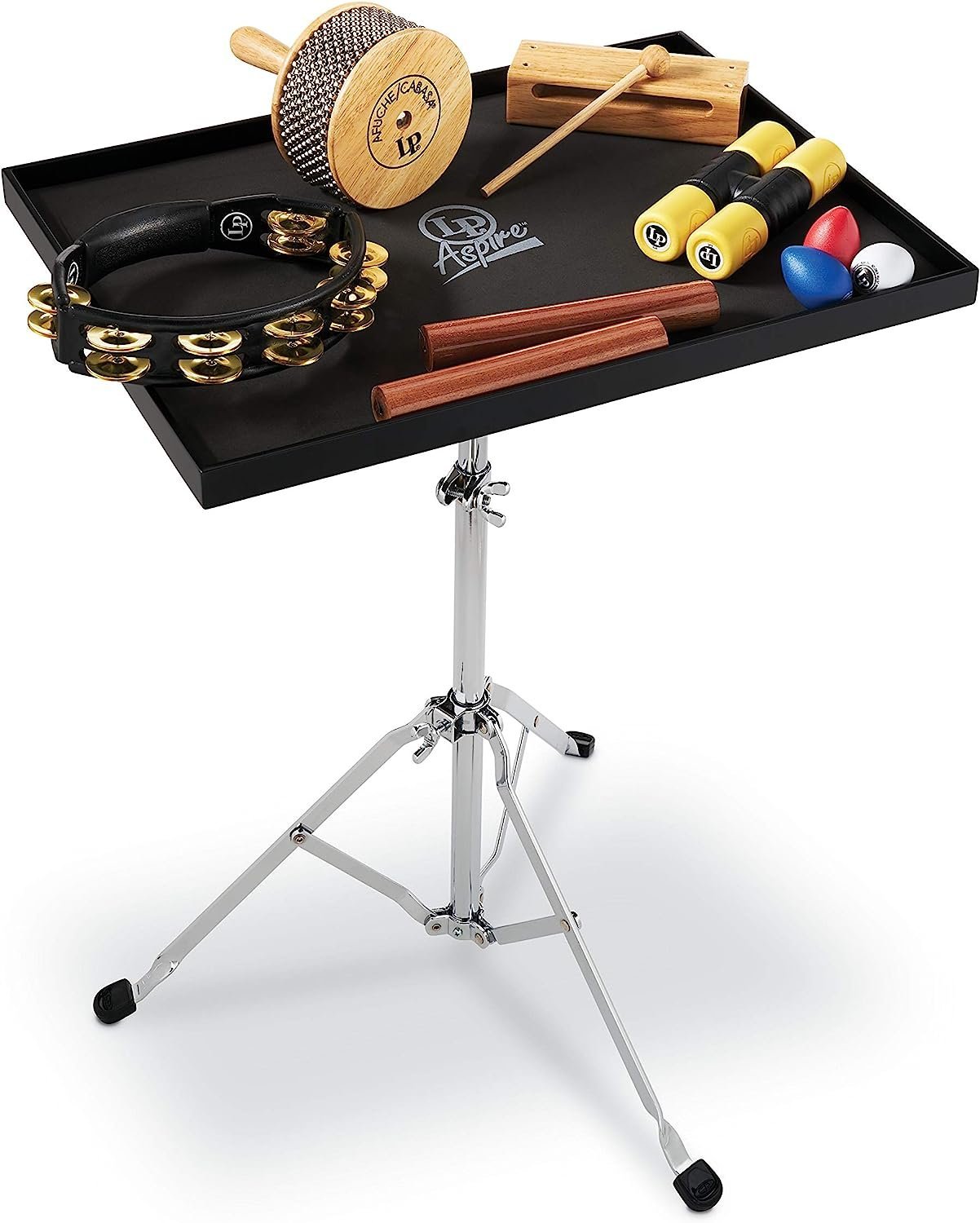 Latin Percussion LPA521 LP Aspire Trap Table Black 26" x 16"