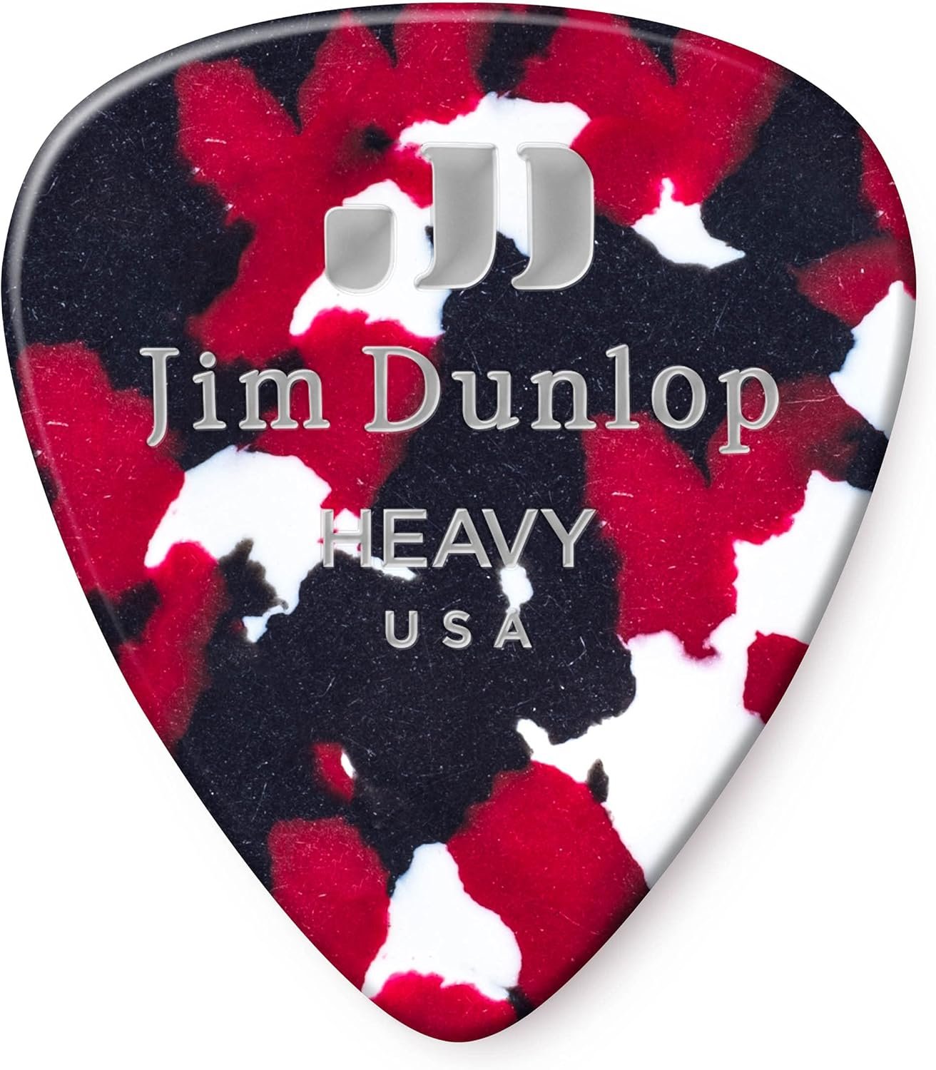 JIM DUNLOP 483R06HV Confetti Classic Celluloid Heavy Guitar Picks