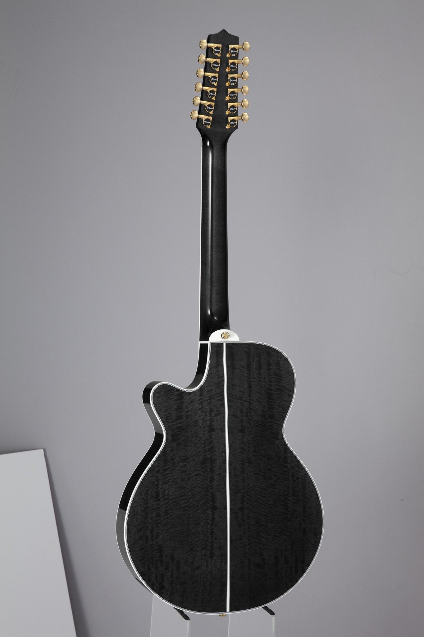 Takamine TSP158C-12 SBL See Thru Black Gloss 12-String Acoustic Electric Guitar