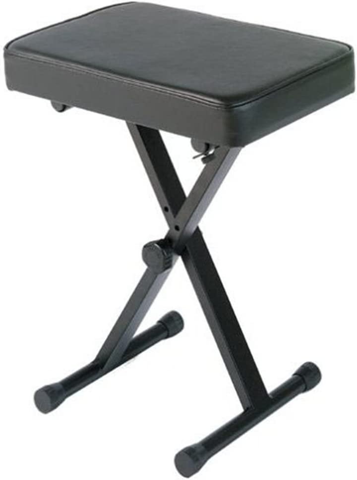 Yamaha PKBB1 Adjustable Padded Keyboard X-Style Bench, Black