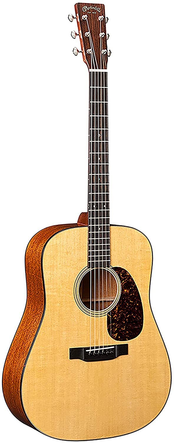 Martin Guitar Standard Series Acoustic Guitars, Hand-Built Martin Guitars with Authentic Wood D-18