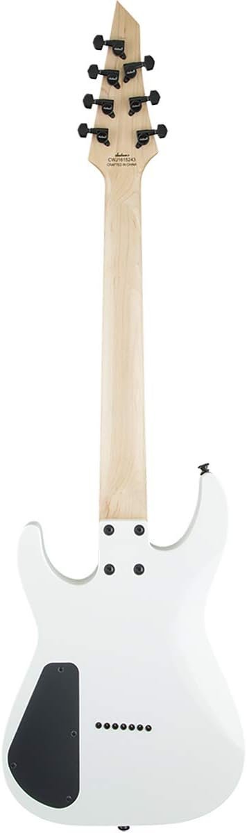 Jackson JS Series Dinky JS32-7 - Snow White with Amaranth Fingerboard