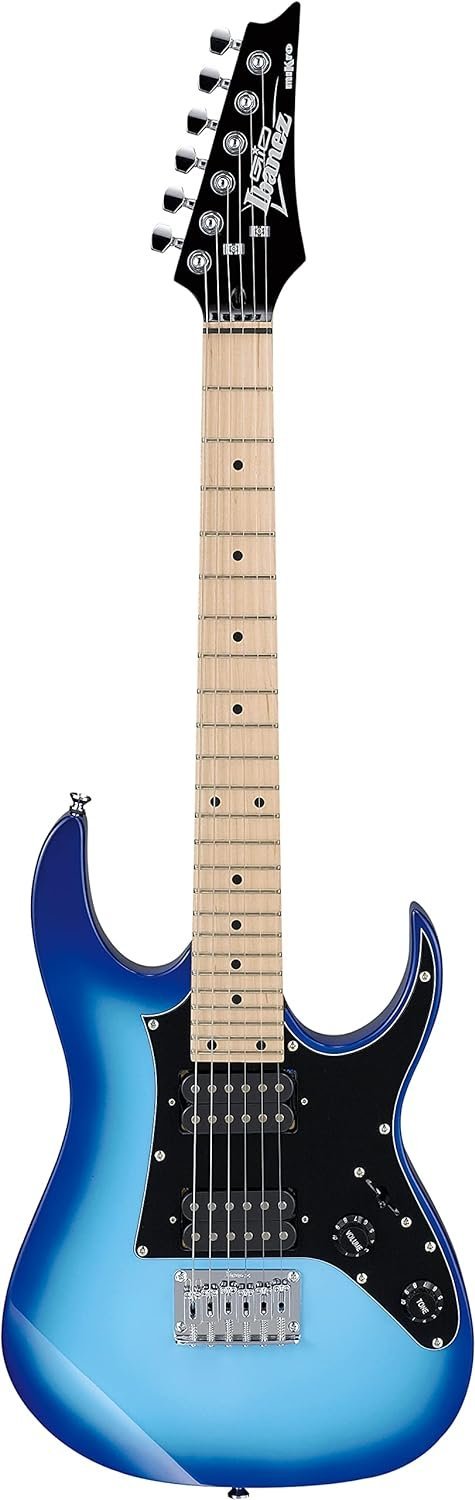 banez GRGM 6 String Solid-Body Electric Guitar, Right, Blue Burst (GRGM21MBLT)