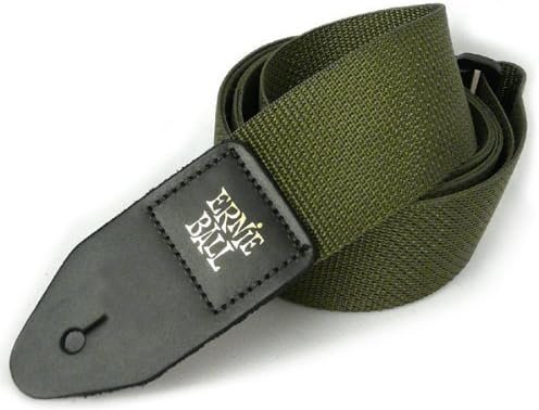 Ernie Ball Polypro Guitar Strap, Olive (P04048)