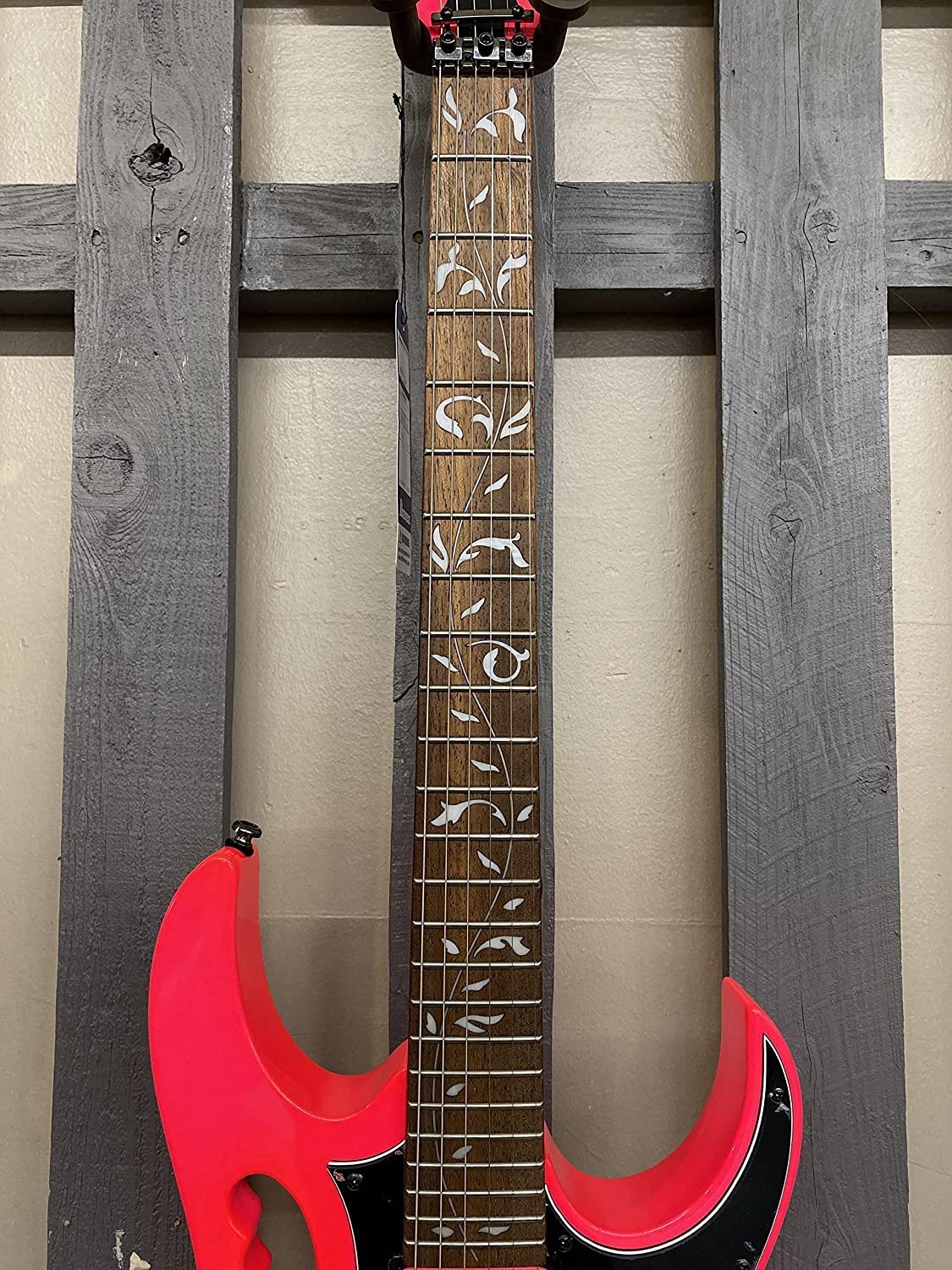 Ibanez Steve Vai Signature Electric Guitar, Rosewood Fretboard, Pink