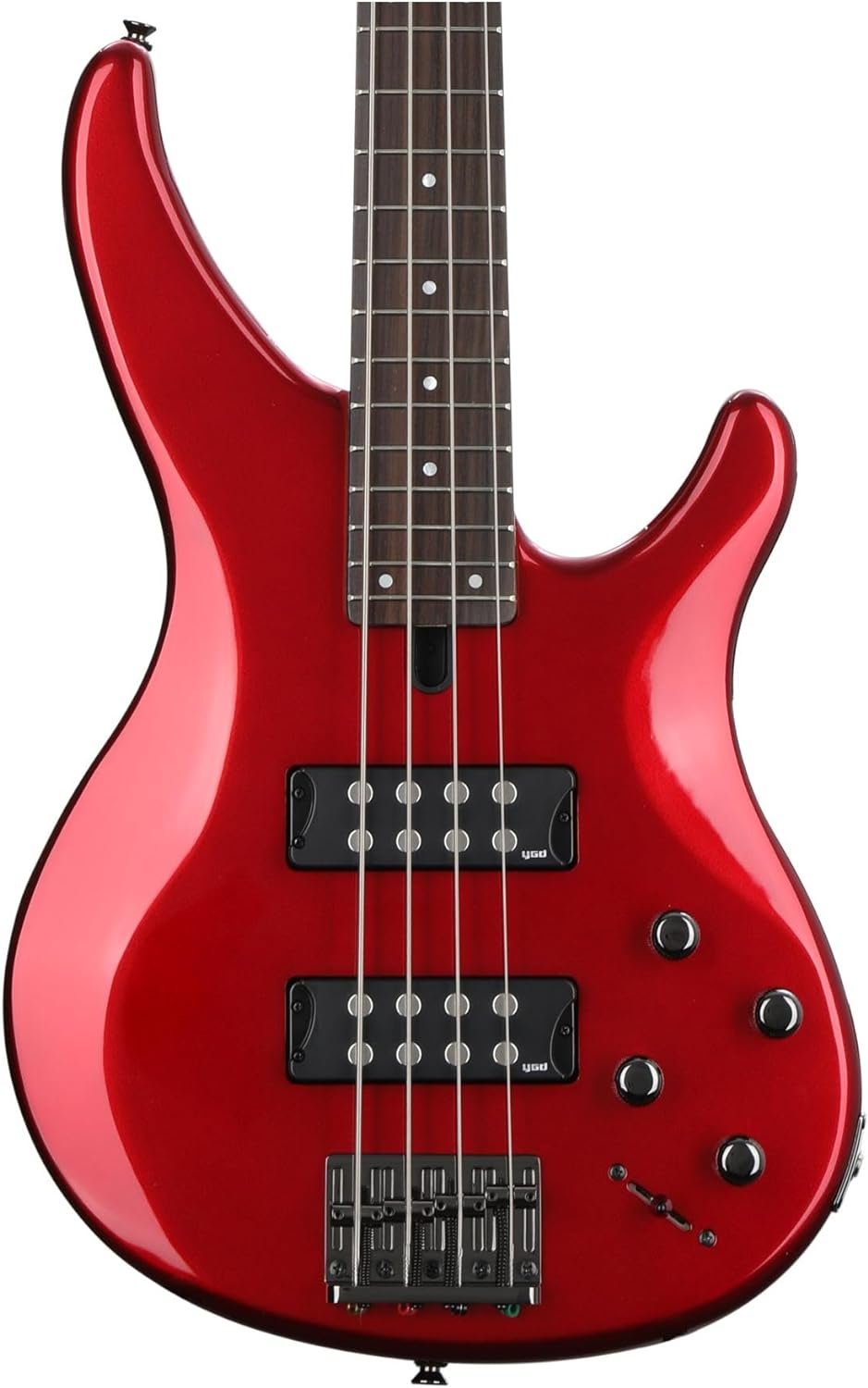 Yamaha TRBX304 CAR 4-String Electric Bass Guitar,Candy Apple Red