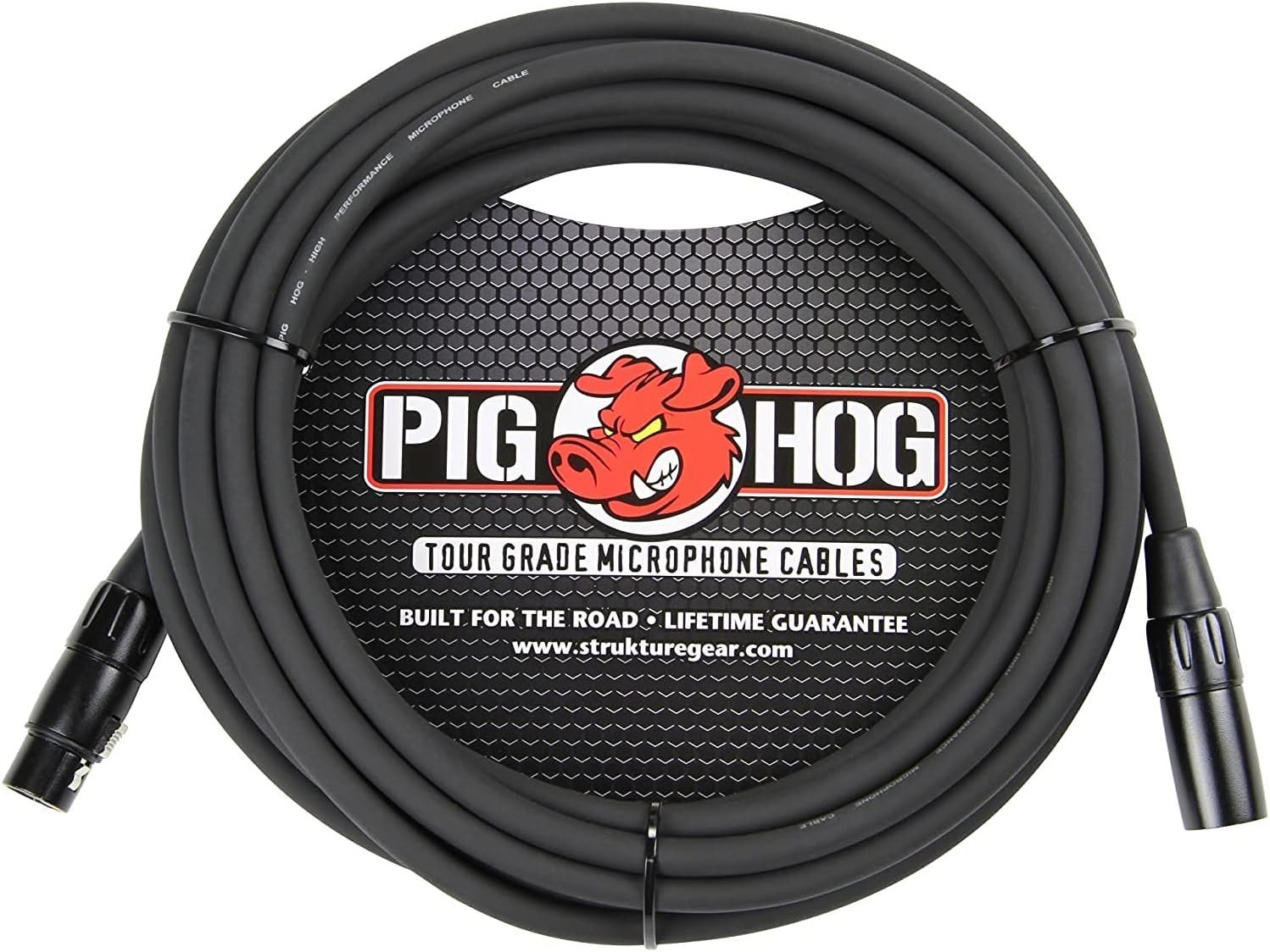 Pig Hog PHM6 High Performance 8mm XLR Microphone Cable, 6 Feet