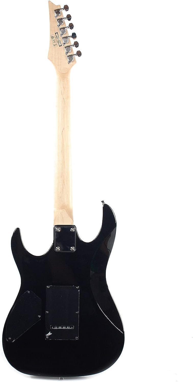 Ibanez 6 String Solid-Body Electric Guitar, Right, Transparent Black Sunburst (GRX70QATKS)