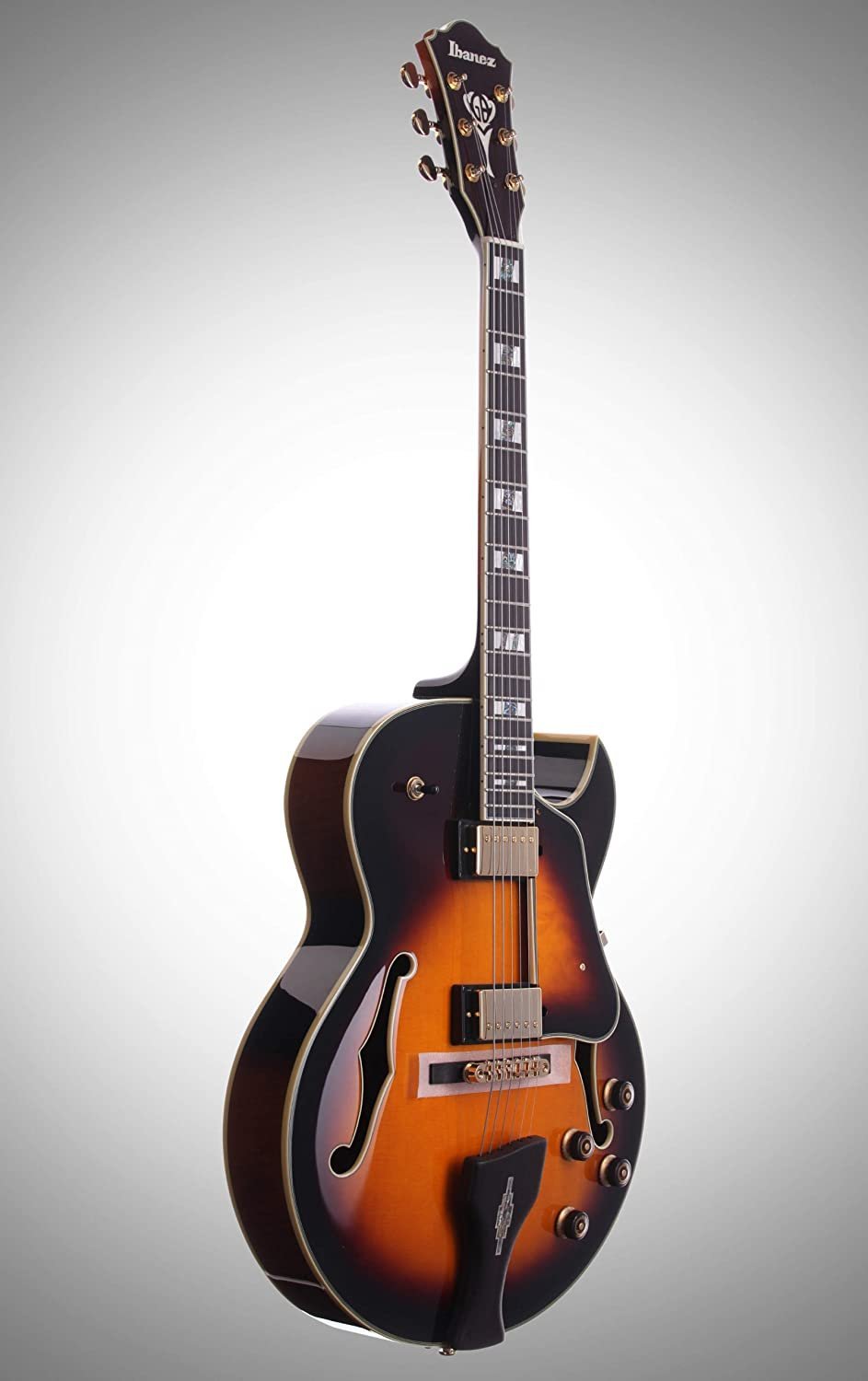 Ibanez LGB30 George Benson Signature Hollowbody Electric Guitar Vintage Yellow Sunburst