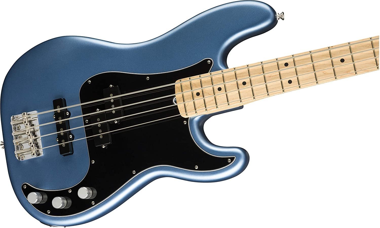 Fender American Performer Precision Bass (Satin Lake Placid Blue, Maple Fingerboard)